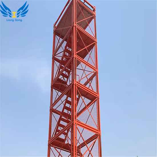 Jaula de escalera de seguridad para construcción con el mejor precio