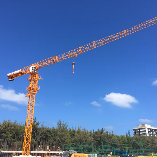 6ton grúa torre los 56m Jib Qtz80 recambios de la grúa torre